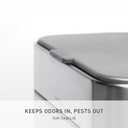 simplehuman Compost Caddy, Detachable and Countertop Bin, 4 Liter / 1.06 Gallon, Brushed Stainless Steel