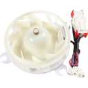 Upgrade EAU64824401 Refrigerator Evaporator Fan Motor Assembly DC Fit for LG Kenmore Refrigerator Freezer, Replaces EAU65089701 EAU61505013 ADJ73252237 LFX31995ST LFX31945ST LFXC24726D