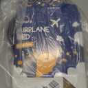 Premium Toddler Airplane Bed - Inflatable Airplane Bed for Toddlers, Plane Baby Mattress for Kids - Blow Up Air Mattress for Child Flight Sleep with Safety Belt, Innovative Valves, No Pump Needed