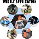 2 x Waterproof Shoe Covers Upgraded,Rain Shoe Covers Reusable Silicone Non Slip Shoe Covers for Outdoor,Rain Shoe Covers for Women and Men (X-Large, Black)