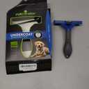 FURminator Large Dog Undercoat deShedding Tool for Long Hair, Reduces Loose Hair From Shedding