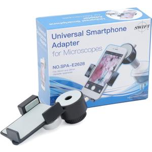 Swift Microscope Lens Adapter, Smartphone Camera Adapter Mount, Microscope Accessory (Fits 26mm and 28mm Eyepieces)