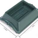 FloraCraft Plastic Floral Casket Saddle 3.5 Inch x 11.25 Inch x 14 Inch Green
