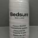 Bedsure Blankets Queen Size for Bed - GentleSoft Cozy Soft Blankets for Women, Cute Large Bedding Fleece Throws for Girls, Off White, 90x90 Inches