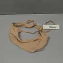 Vertvie Womens Wireless Bralettes Cami Bras Unlined Seamless No Underwire No Padding Scoop Neck Comfort T Shirt & Sports Bra (Medium, Warm Nude)