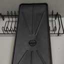 XYZLVSI Small Sink Dish Drying Rack with Drainboard, Compact Dish Drainer for Kitchen Countertop, Rustproof Plate Organizer with Utensil Holder, Black (One Tier (drainbaord))