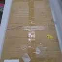 16 in. W x 59 in. H Aluminum Alloy Frame Black Full Body Floor Mirror with Floor Stand and Wall Mounted Hooks