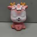 BCIULASL Piggy Bank Girls, Cute Deer Money Bank, Unbreakable Plastic Coin Bank, Pink Piggy Banks Saving Money Box Home Room Decoration Birthday for Kids Adults