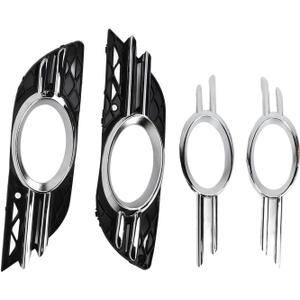 2PCront Fog Light Grille Cover T 2118850922 Replacement for E320 E350 E550 20072009