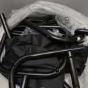 Simple Houseware 52-Inch Freestanding Closet Garment Rack with Storage Shelves and Coat/Hat Hooks, Black