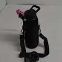 Insulated Water Bottle 40 oz, Triple Wall Vacuum Stainless Steel (Cold for 48 Hrs), Leak Proof & Non-BPA, Modern Water Flask Jug with Paracord Handle & Straw Spout Lids, Ombre Pink