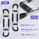 Twister Arm Trainer, Adjustable Chest Workout Equipment, Twister Arm Chest Exerciser Home Gym Strength Trainer, Portable Detachable Spring Workout Bar Home Fitness Equipment,70-110lbs