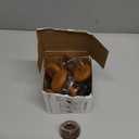 Chair Leg Floor Protectors for Hardwood Floors Felt Furniture Pads Silicone Caps 16 Pack Anti-Scratch Reduce Noise Clear Round Medium Fit 3/4" to 1-3/16" (19-30mm)