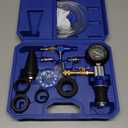 Orion Motor Tech Coolant Vacuum Refill Kit, 13pc Radiator Cooling System Tool Set with Conical Adapter 4 Round Adapters for Leak Detection Cooling Refill, Vacuum Coolant Fill Kit with Splashproof Hose