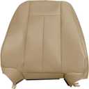 Driver Side Top Replacement Perforated Leather Seat Cover Tan Compatible with Ford Expedition XLT 2007 2008 2009 2010 2011 2012 2013 2014