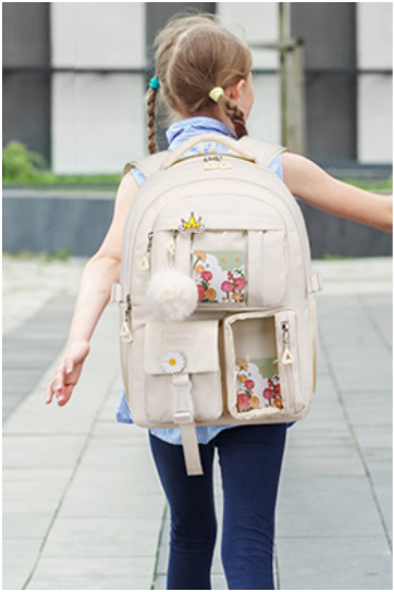 kadilong 17.3 Inch School Backpack for Teen Girls, Cute Backpacks for Women Aesthetic Bookbag Laptop Bag Back Pack for Middle School