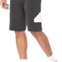 adidas Men's Future Icon Badge of Sport Shorts (Black/White)