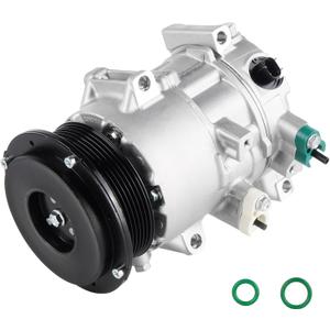 NEW Air Conditioner AC Compressor with A/C Clutch Compatible with Toyota Camry 2.4L 2007 2008 2009 (Japan Built 2009), RAV4 2.4L 2006-2008, Hiace 2.7L 2006-2018, Replaces CO-11178JC