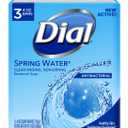 Dial Antibacterial Deodorant Soap, Spring Water, 4 Ounce, 3 Bars