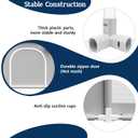Baby Playpen with Mat, 50x50 Inch Playpen with Mat Waterproof for Babies and Toddlers Play Pen Playards Safety Gate Fence Active Center Indoor