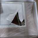 Makeup Vanity Desk with Mirror and Lights, Vanity Table with 5 Drawers, Vanity Set with Stool and Removable Side Storage Cabinet for Bedroom, White & Gold