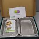 FANHAO Upgraded Visual Seed Sprouter Tray, Stainless Steel Soil-Free Cultivation Germination Tray with Acrylic Base, Healthy Microgreens Growing Kit for Indoors Sprouting Seeds, Grow Grass, Beans