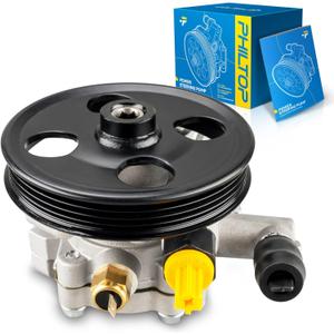 PHILTOP Power Steering Pump 20-1401 OE Replacement For Edge 2007 2008 2009 2010, MKZ 2007-2012, MKX 2007-2010, Fusion Sport 2010-2012, MKZ Base 2011 2012, 7H6Z3A696A, 7T4Z3A696A, Power Assist Pump