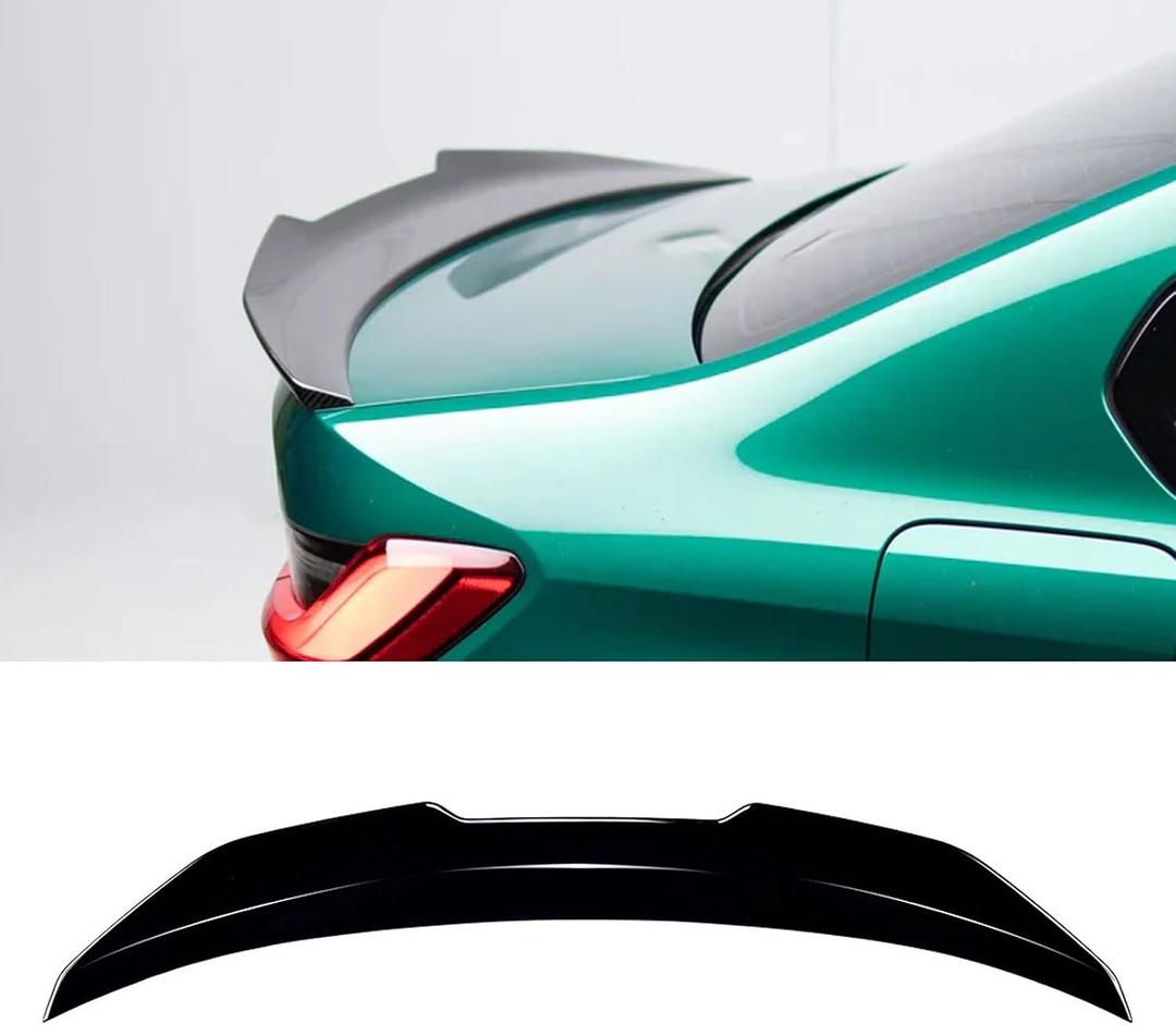 KHK G20 Trunk Spoiler, Glossy Black Car Rear Trunk Tail Spoiler, PSM Style Rear Wing Spoiler Fits for 2019-2024 BMW G20 3 Series 330i M340i and G80 M3 All Models 2020 2021 2022 2023