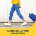 2 x Dr. Scholl's Walk Longer Insoles - Comfortable Plush Foam Cushioning Inserts for Walking, Hiking, and Standing on Feet All-Day with Arch Support - Walk 50% Longer Without Muscle Fatigue