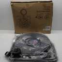 24 Inch Industrial Floor Fan High Velocity 8500 CFM Heavy Duty Outdoor Misting Fan with Aluminum Blades, 360 Adjustable Tilt Metal Fans for Workshop Patio Warehouse Factory Garage - UL Listed