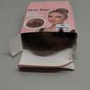 SARLA Hair Bun Extension Synthetic Drawstring Updo Fake Ballet Bun for Women Lady Donut Chignon Chocolate