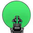 Portable Green Screen Chair, 57 in Greenscreen Backdrop with Stand Double Sided Foldable Green Background, Chroma Key, for Photography Streaming Gaming Photo Zoom Video Chats and Meeting