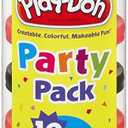 Play-Doh Party Pack 10 1oz Cans of Assorted Color, Back to School Gifts, Prizes, & Party Favors, Kids Arts and Crafts, Preschool Toys