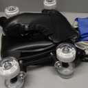 Silvertree Women's Roller Skates PU Leather High-top Roller Skate Four-Wheel Roller Skate Shiny Roller Skates with Carry Bag for Girls