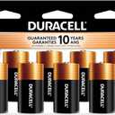 Duracell Coppertop C Batteries, 8 Count Pack, C Battery with Long-lasting Power, All-Purpose Alkaline C Battery for Household and Office Devices