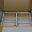 Airtight Bamboo Food Dispenser | Pantry Organizers and Storage Container | Cereal, Rice, Beans, Snack Storage (2 Pack)