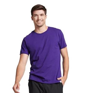 Russell Athletic mens Cotton Performance Short Sleeve T-shirt , Purple, Medium US