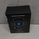 Wireless Car Charger, Fast Charging Phone Holder 3 in 1 Phone Mount Auto Clamping Car Accessories Compatible with iPhone 17 16 15 14 13 12 11 Xs XR, Samsung S23 Ultra S22 S21 S20(Deep Space Black) (Starry Sky Black)