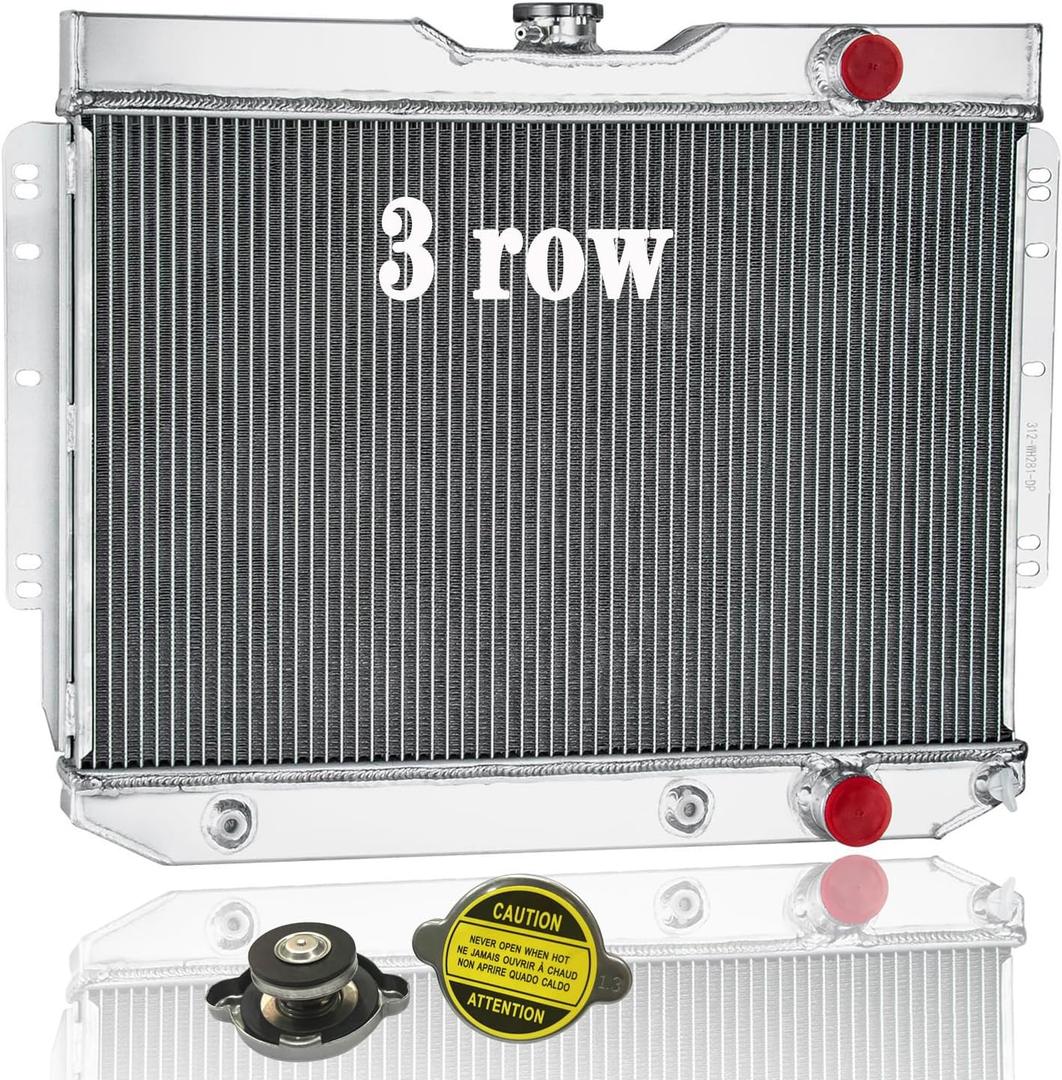 Radiator for 1959-1965 Chevy Impala for Biscayne El Camino 3.8L 4.6L 5.3L 1964 1960 1961 1962 1963 Aluminum Radiators
