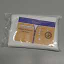 Precoco White Pillow Cases Standard Size-100% Cotton Pillowcase Covers with Zipper Hidden, Breathable & Ultra Soft/Pillow Covers for Easy Care, Set of 2