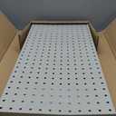 Ultrawall 4 Pcs Metal Pegboard Wall Panels, Peg Boards for Garage Tool Storage (Gray)