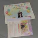 Birthday Cards, Cute Cat MUSIC & LIGHTS & BLOWABLE CANDLE Funny Pop up Happy Birthday Card, Birthday Gifts for Women Men Cat Lover Mom or Dad