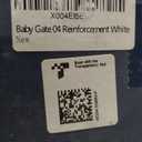 Reinforced Retractable Baby Gate or Mesh Dog Gate,Easy to Use for Stairs, Doorways, Hallways, Indoor, Outdoor, Wide Pet Gate 33.5" Tall, Extends to 55" Wide, White