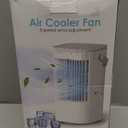 Portable Air Conditioners, 4-in-1 Mini Small Air Conditioner Evaporative Air Cooler Fan with 1000ml Water Tank, 3 Speeds & 7 LED Lights, Personal Mini AC with Timer for Bedroom, Desktop, Home, Office