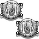 1 Pair Fog Lights Compatible With 2005-2014 Ford Mustang Focus Explorer Ranger/Accord Pilot/Lincoln Navigator Frontier Front Fog Lamps