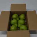 6pcs Fake Pears Artificial Fruits Vivid Green Pear for Home Fruit Shop Supermarket Desk Office Restaurant Decorations Or Props (Green)