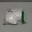 Eachyes Womens Double Lined Racerback Tank Tops Sleeveless High Neck Fitted Basic Shirts (Medium, White)