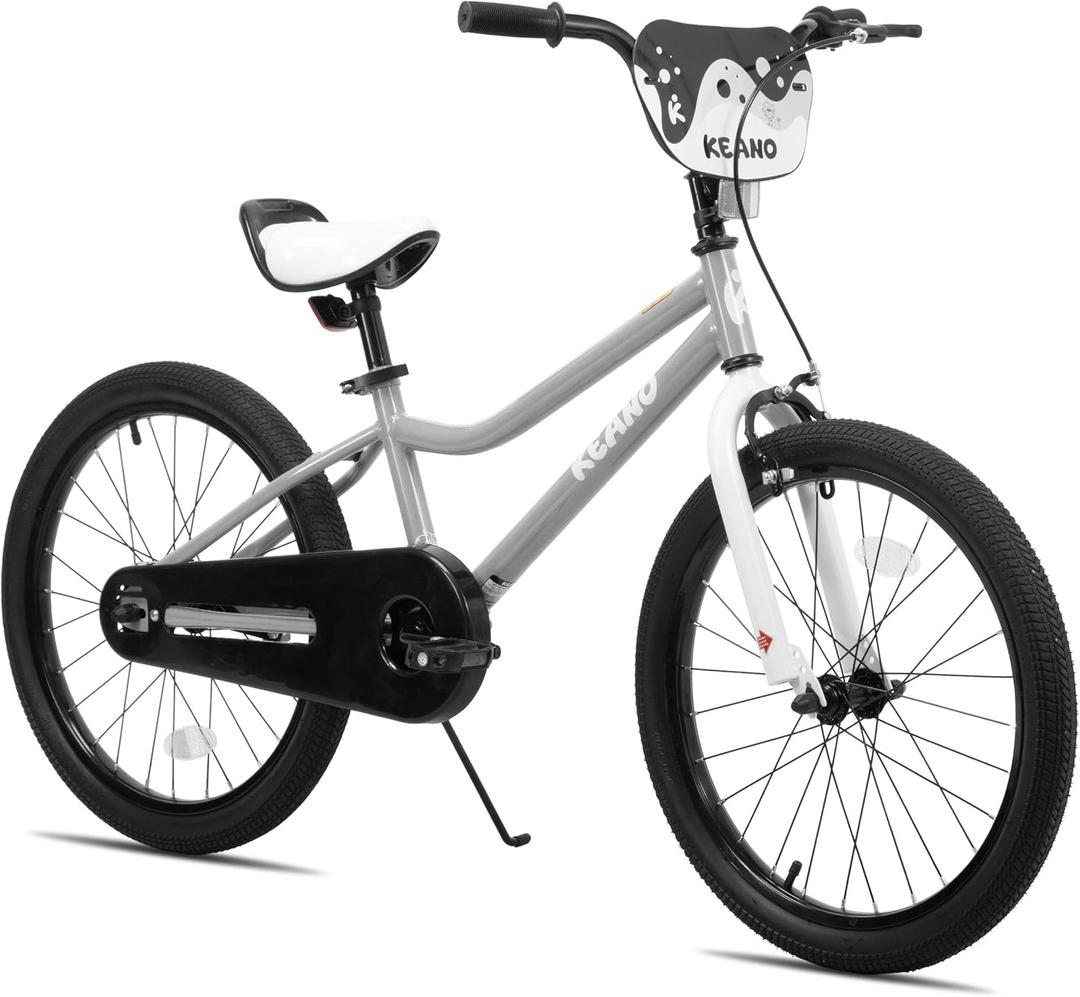KEANO Kids Bike for Boys Girls Ages 3-12 Years Old, 12-18 Inch BMX Style Kid's Bikes with Training Wheels, 20 Inch Kids' Bicycle with Kickstand