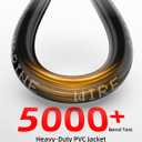 NAOEVO 8 Gauge Marine Wire, 8 AWG Tinned Copper PVC Marine Grade Wire, IP68 Waterproof/Corrosion-Resistant Electrical Cable for Boat, RV, Automotive, Solar, Trolling Motor (15 ft Black + 15 ft Red)