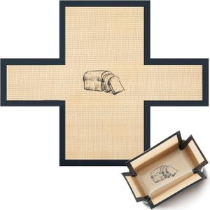 LemonRoad 2 Pack Silicone Bread Loaf Pan Liners 9 x 5 Inch, Nonstick and Reusable Bread Sling Lifters Silicone Baking Mat for Loaf Pan